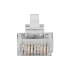ACT RJ45 (8P/8C) afgeschermde modulaire connector voor ronde kabel met soepele aders - Afbeelding 4