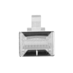 ACT RJ45 (8P/8C) afgeschermde modulaire connector voor ronde kabel met soepele aders - Afbeelding 2