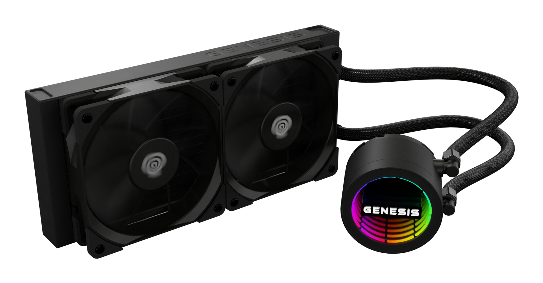GENESIS NLG-2318 koelsysteem voor computers Processor Alles-in-één vloeistofkoeler Zwart