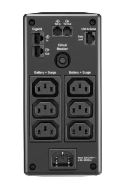 APC Back-UPS PRO BR900MI - Noodstroomvoeding, 6x C13 uitgang, USB, 900VA - Afbeelding 3