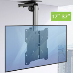 Techly ICA-CPLB 222 tv-bevestiging 94 cm (37") Zwart, Zilver - Afbeelding 5