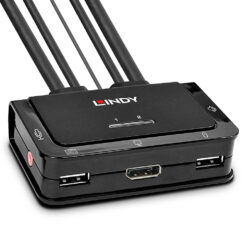 Lindy 42344 KVM-switch Rack-montage Zwart - Afbeelding 2