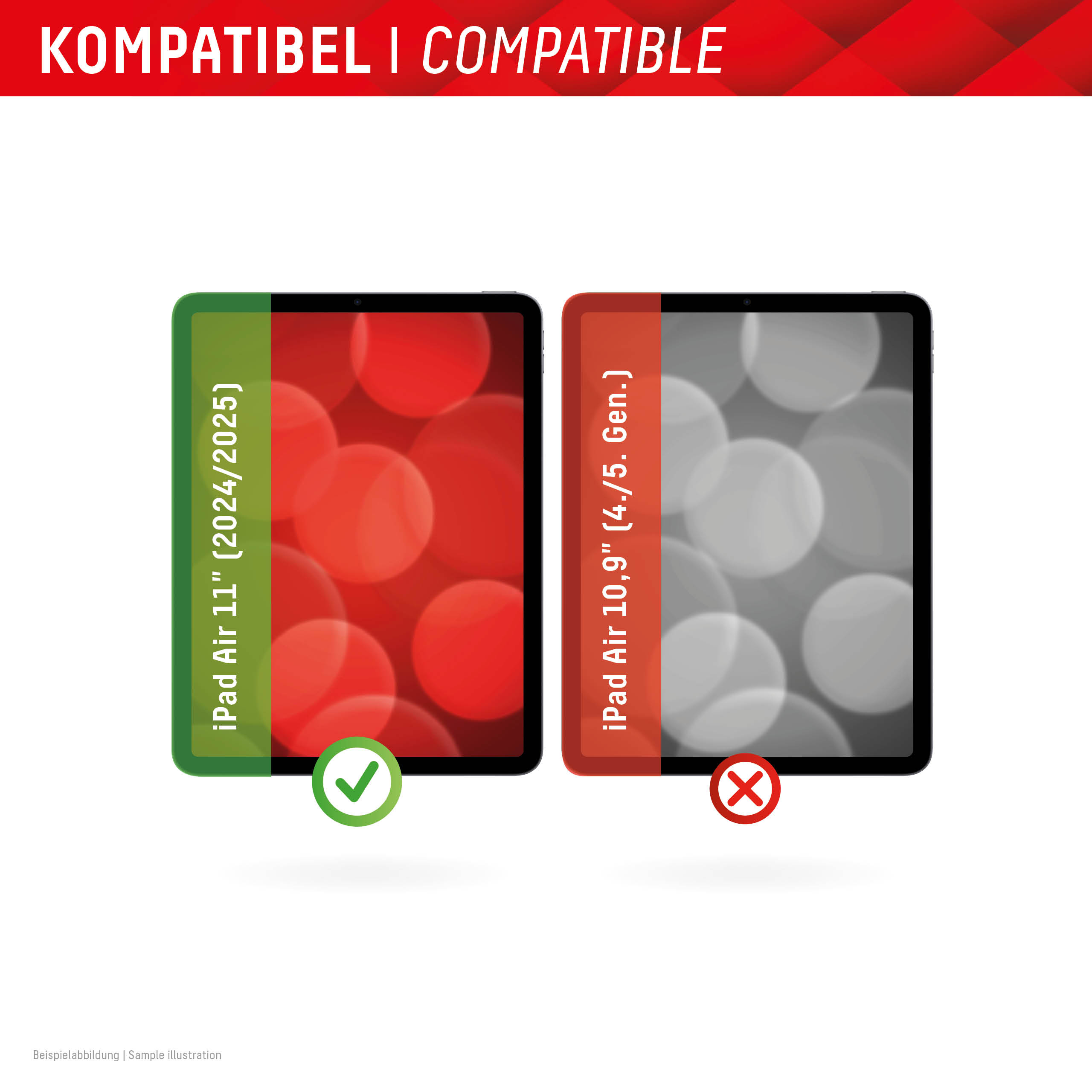 Displex 01962 schermbeschermer voor tablets Doorzichtige schermbeschermer Apple 1 stuk(s) - Afbeelding 4