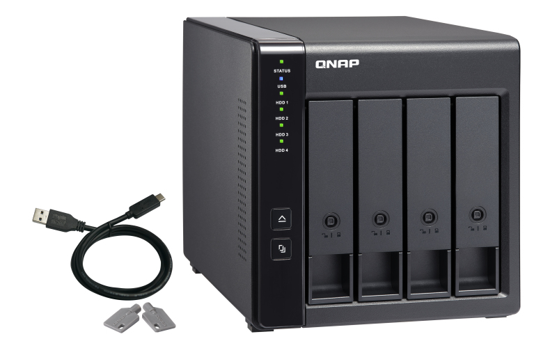 QNAP TR-004 behuizing voor opslagstations HDD-/SSD-behuizing Zwart 2.5/3.5" - Afbeelding 8