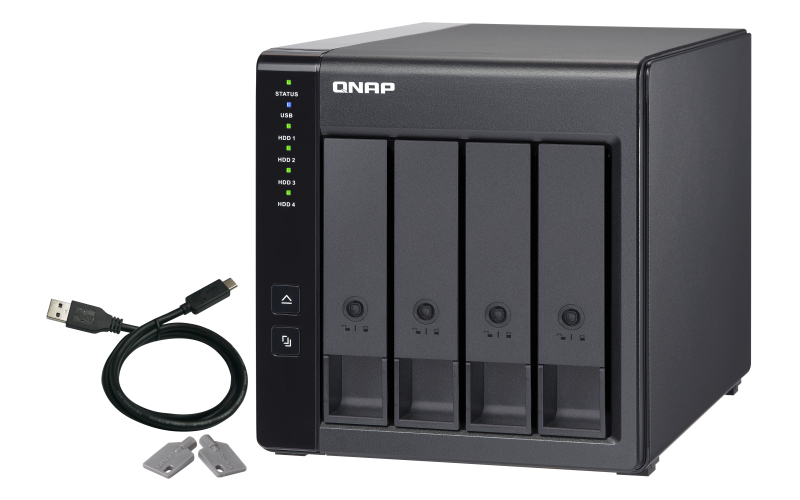 QNAP TR-004 behuizing voor opslagstations HDD-/SSD-behuizing Zwart 2.5/3.5" - Afbeelding 9