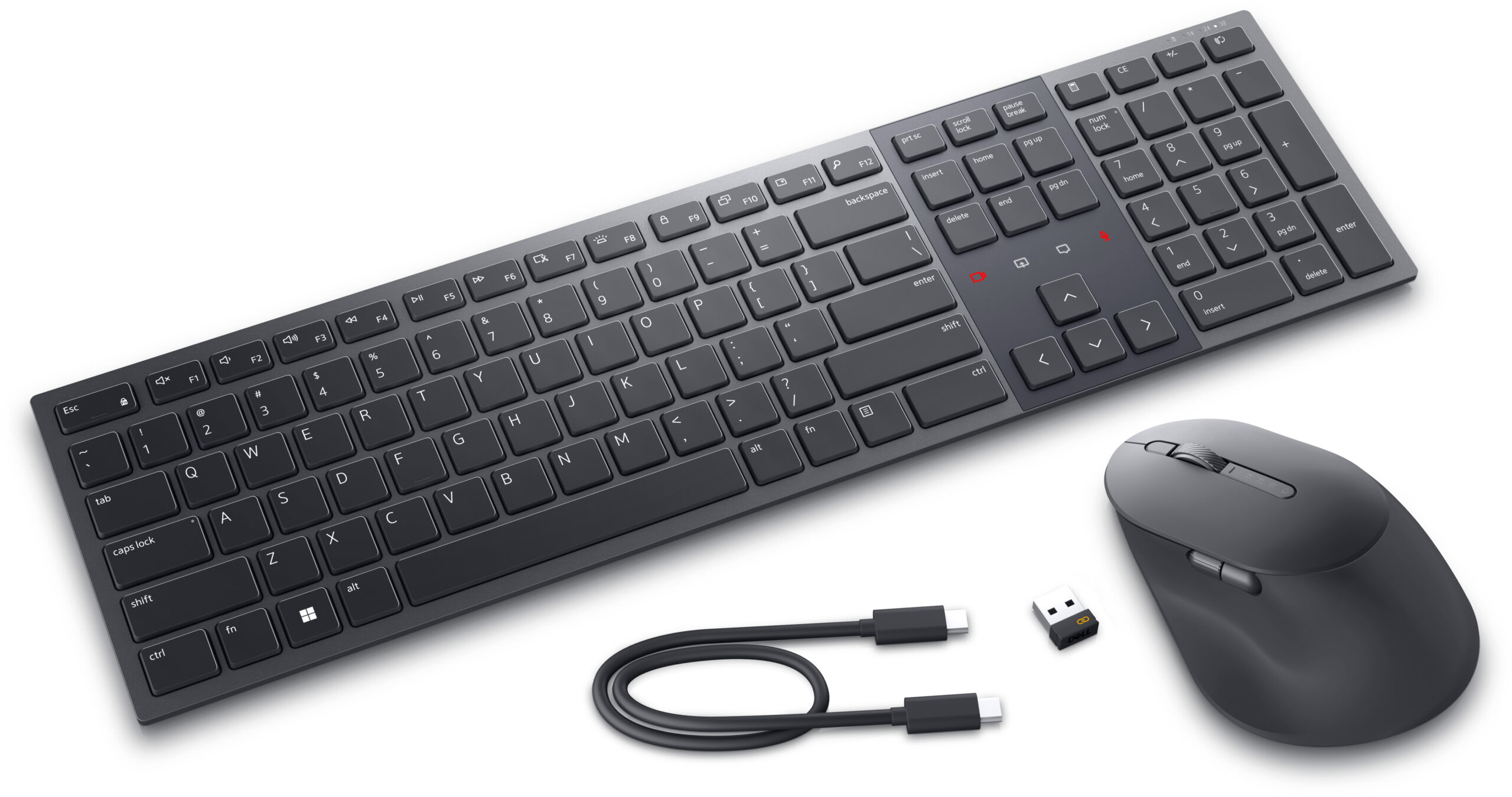 DELL Pro Premium samenwerkingstoetsenbord en muis - KM900 - VS internationaal (QWERTY) - Afbeelding 3