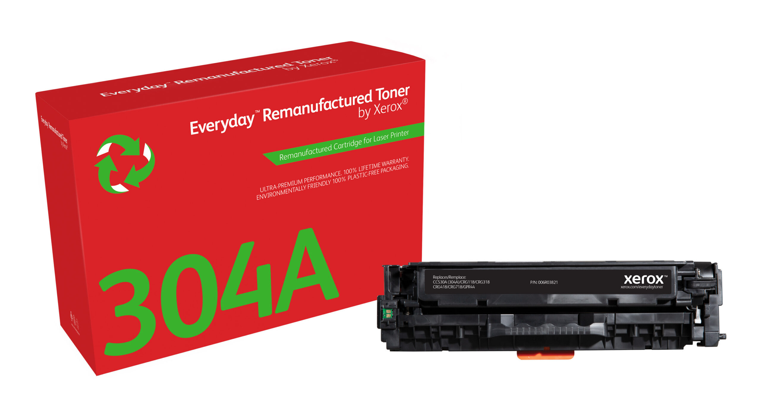 Everyday™ Zwart Remanufactured Toner van Xerox compatible met HP 304A (CC530A), Standaard capaciteit - Afbeelding 2