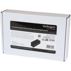 StarTech.com 7-Port USB 3.0 Hub met Power Adapter - Metalen Industriële USB-A Hub met ESD & 350W Overspanningsbeveiliging - Din Rail/Wand/Bureau Monteerbaar - High Speed USB 3.2 Gen 1 (5Gbps) Hub - Afbeelding 6