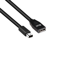 CLUB3D Mini DisplayPort to DisplayPort1.4 Extensie Cable 8K60Hz DSC1.2 HBR3 HDR M/F 1m - Afbeelding 2