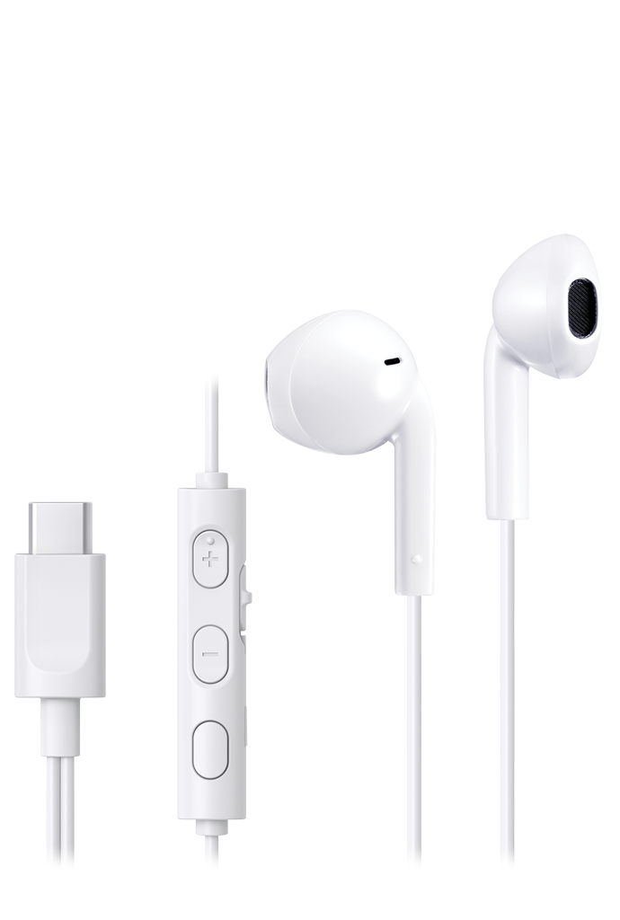 JVC HA-FR17UC Headset Bedraad In-ear Oproepen/muziek USB Type-C Wit - Afbeelding 2