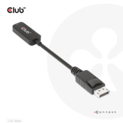 CLUB3D DisplayPort1.4 to HDMI 4K120Hz/8K60Hz HDR Active adapter M/F - Afbeelding 7