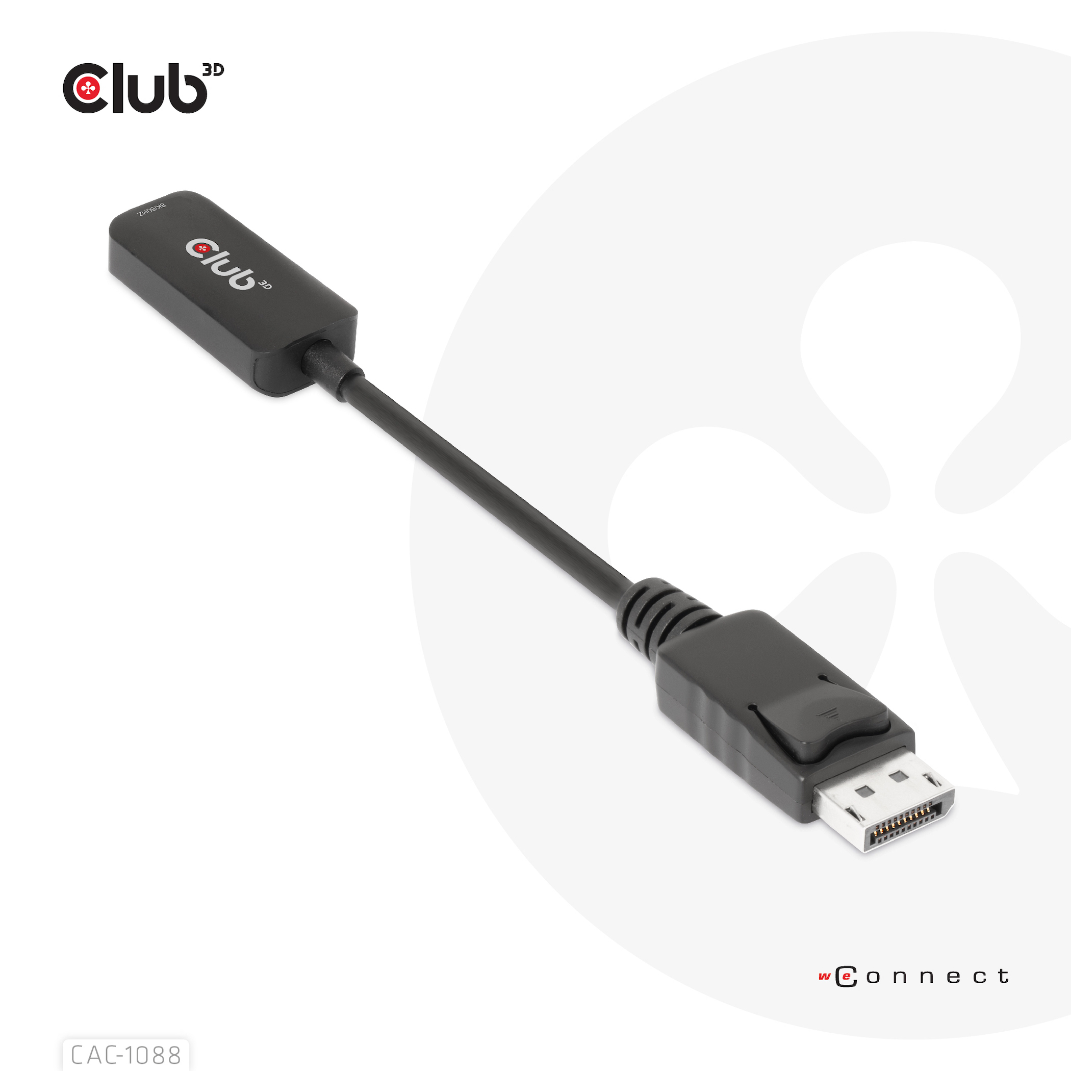 CLUB3D DisplayPort1.4 to HDMI 4K120Hz/8K60Hz HDR Active adapter M/F - Afbeelding 7