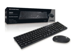 Conceptronic ORAZIO01DE toetsenbord Inclusief muis Thuis RF Draadloos QWERTZ Duits Zwart - Afbeelding 6