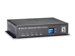 LevelOne VDS-1201 netwerk media converter 100 Mbit/s Zwart