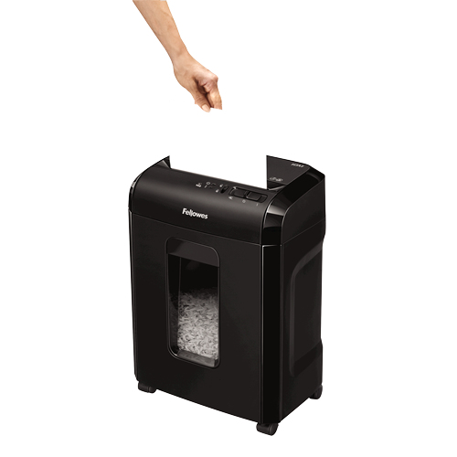 Fellowes Powershred 10M papiervernietiger Microversnippering Zwart - Afbeelding 6