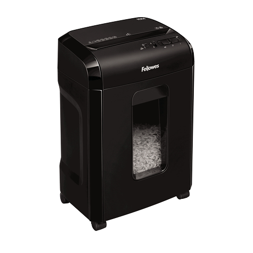 Fellowes Powershred 10M papiervernietiger Microversnippering Zwart - Afbeelding 4
