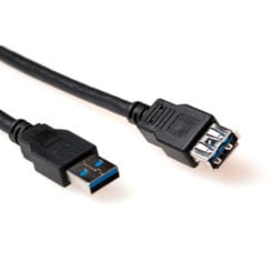 ACT USB 3.0 A male - USB A female 2,00 m - Afbeelding 2