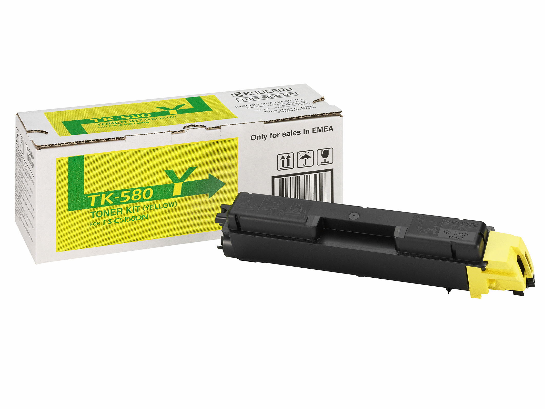 KYOCERA TK-580Y tonercartridge 1 stuk(s) Origineel Geel - Afbeelding 4