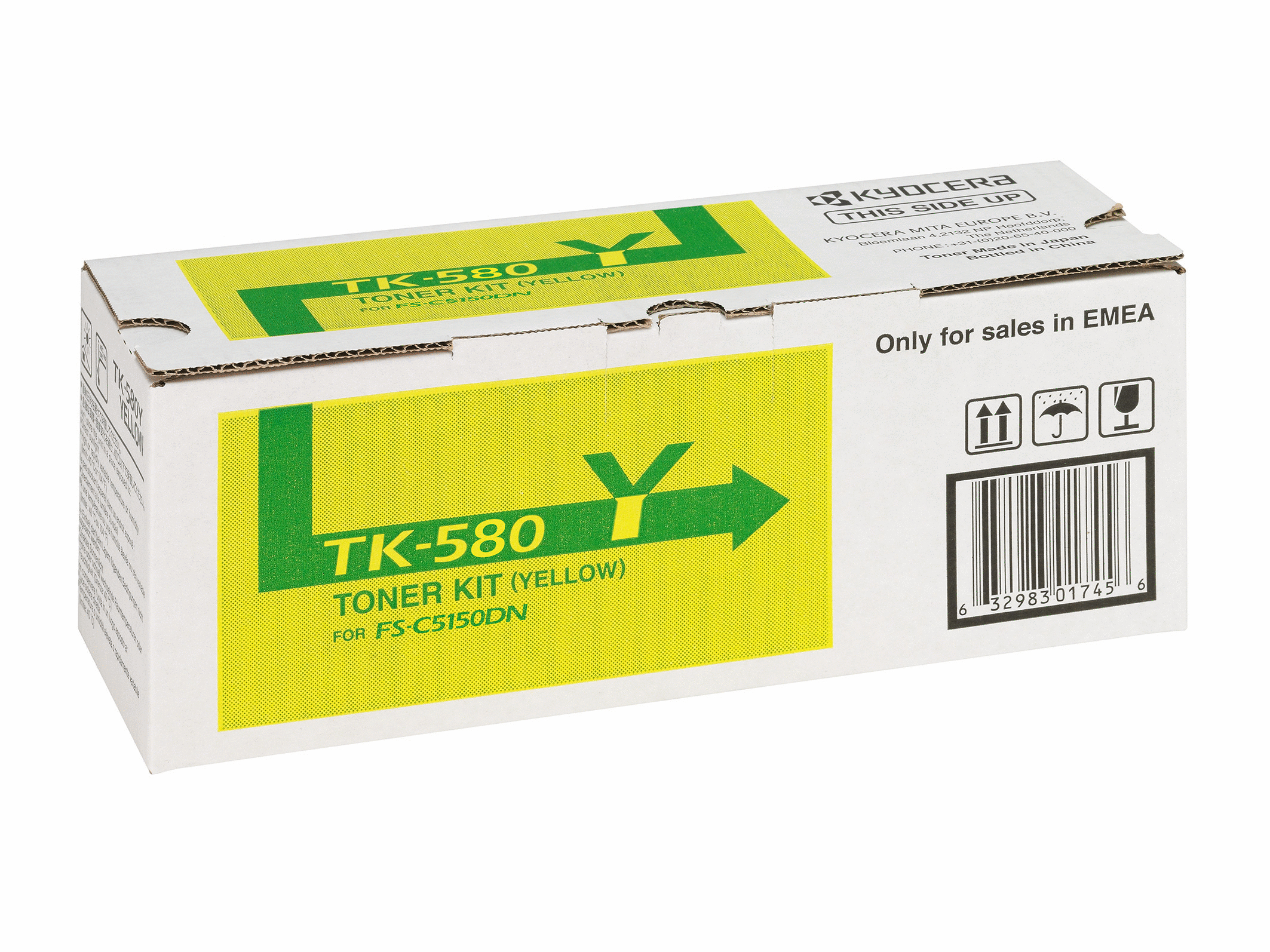KYOCERA TK-580Y tonercartridge 1 stuk(s) Origineel Geel - Afbeelding 3