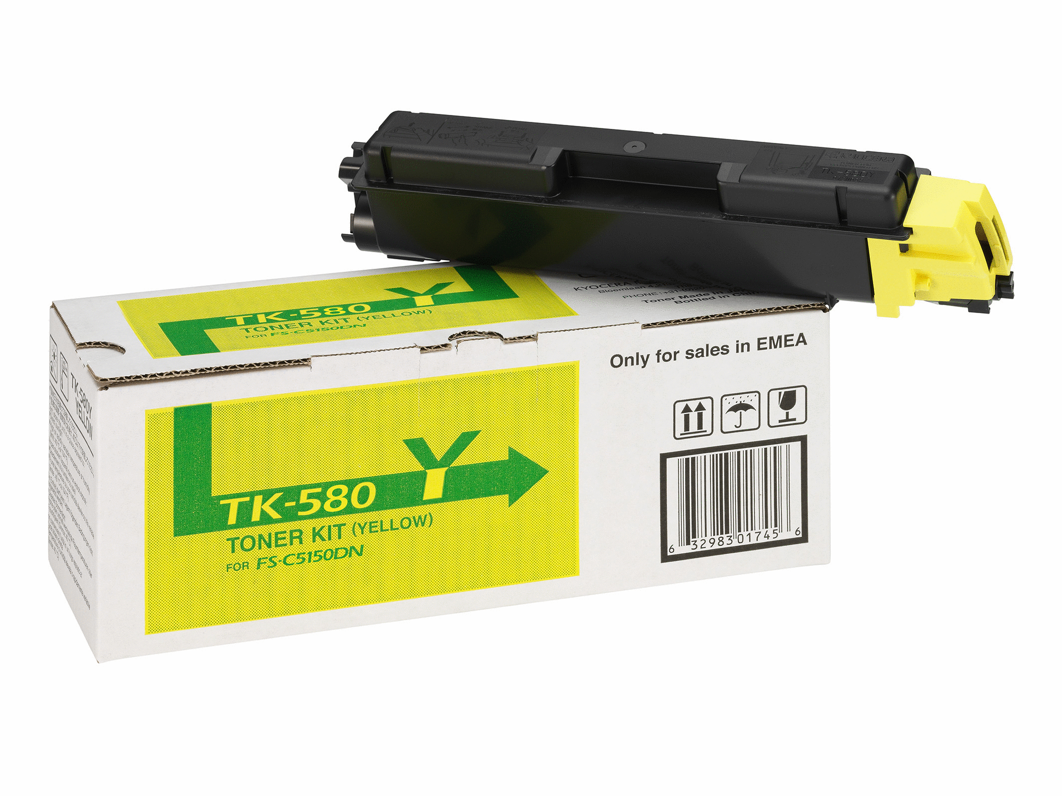 KYOCERA TK-580Y tonercartridge 1 stuk(s) Origineel Geel - Afbeelding 5