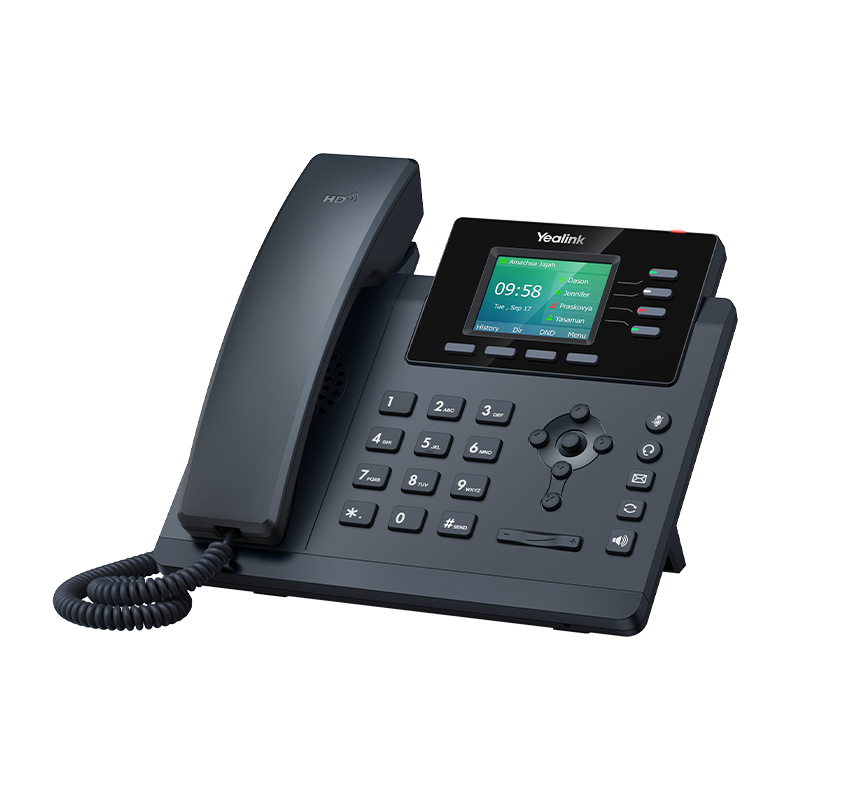Yealink SIP-T34W IP telefoon Zwart 4 regels LED Wifi - Afbeelding 2