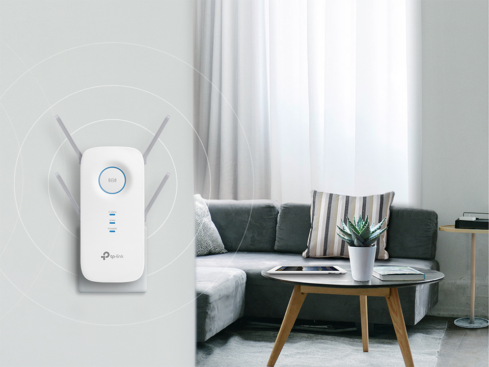 TP-Link RE650 netwerkextender Netwerkzender Wit 10, 100, 1000 Mbit/s - Afbeelding 3