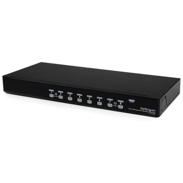 StarTech.com 8-poort 1U-Rack USB KVM-switch met OSD - Afbeelding 2