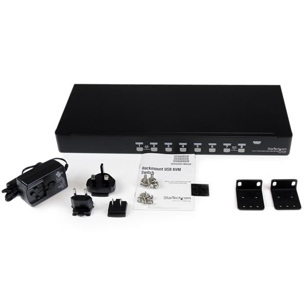 StarTech.com 8-poort 1U-Rack USB KVM-switch met OSD - Afbeelding 5