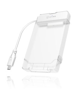 ICY BOX IB-AC703-C HDD-/SSD-behuizing Doorschijnend, Wit 2.5" - Afbeelding 2