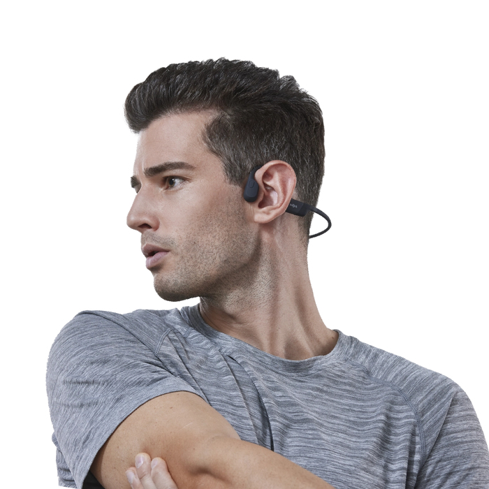 SHOKZ OpenRun Headset Draadloos Neckband Sporten Bluetooth Zwart - Afbeelding 6