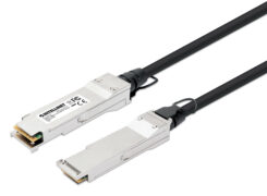 Intellinet 508490 InfiniBand en Glasvezelkabel 0,5 m QSFP+ Zwart, Zilver - Afbeelding 2