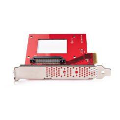 StarTech.com U.3 naar PCIe Adapter Kaart, PCIe 4.0 x4 Adapter voor 2.5" U.3 NVMe SSDs, SFF-TA-1001 PCI Express Uitbreidingskaart voor Desktops/Servers, TAA Compliant, OS Onafhankelijk - Afbeelding 4