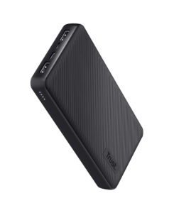 Trust Primo Powerbank - 20000 mAh – Snellader – Batterij Indicatie - USB A, USB C – Universele Powerbank – voor Samsung, Apple – 15 Watt – ECO - Zwart - Afbeelding 3
