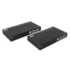 ACT AV media extender set met dual USB-C switch, CAT6A, 100 meter - Afbeelding 2