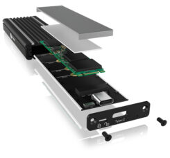 ICY BOX IB-1824ML-C31 SDD-behuizing Zwart M.2 - Afbeelding 7