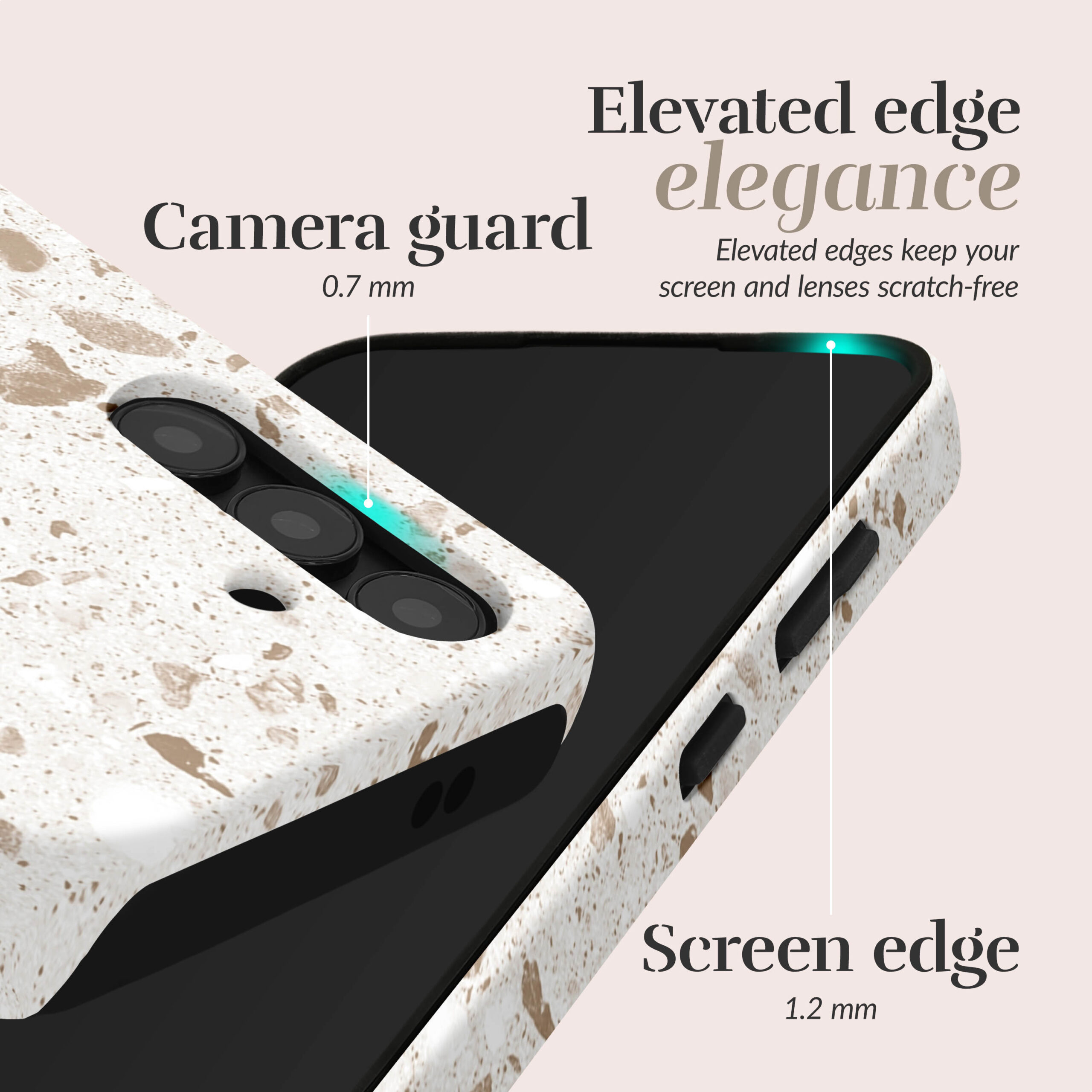 MIO Soft Terrazzo Magsafe Compatible for Samsung S24 5G/S25 5G - Afbeelding 4