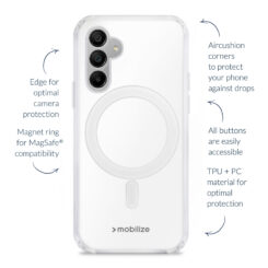 Mobilize Magsafe Compatible Naked Protection Case for Samsung Galaxy A26 5G Clear - Afbeelding 2