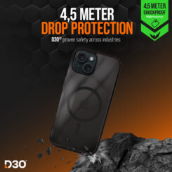 Striker X-Core - D3O Xtreme Impact Mag Case - Black - Apple iPhone 13/14/15 - Afbeelding 2