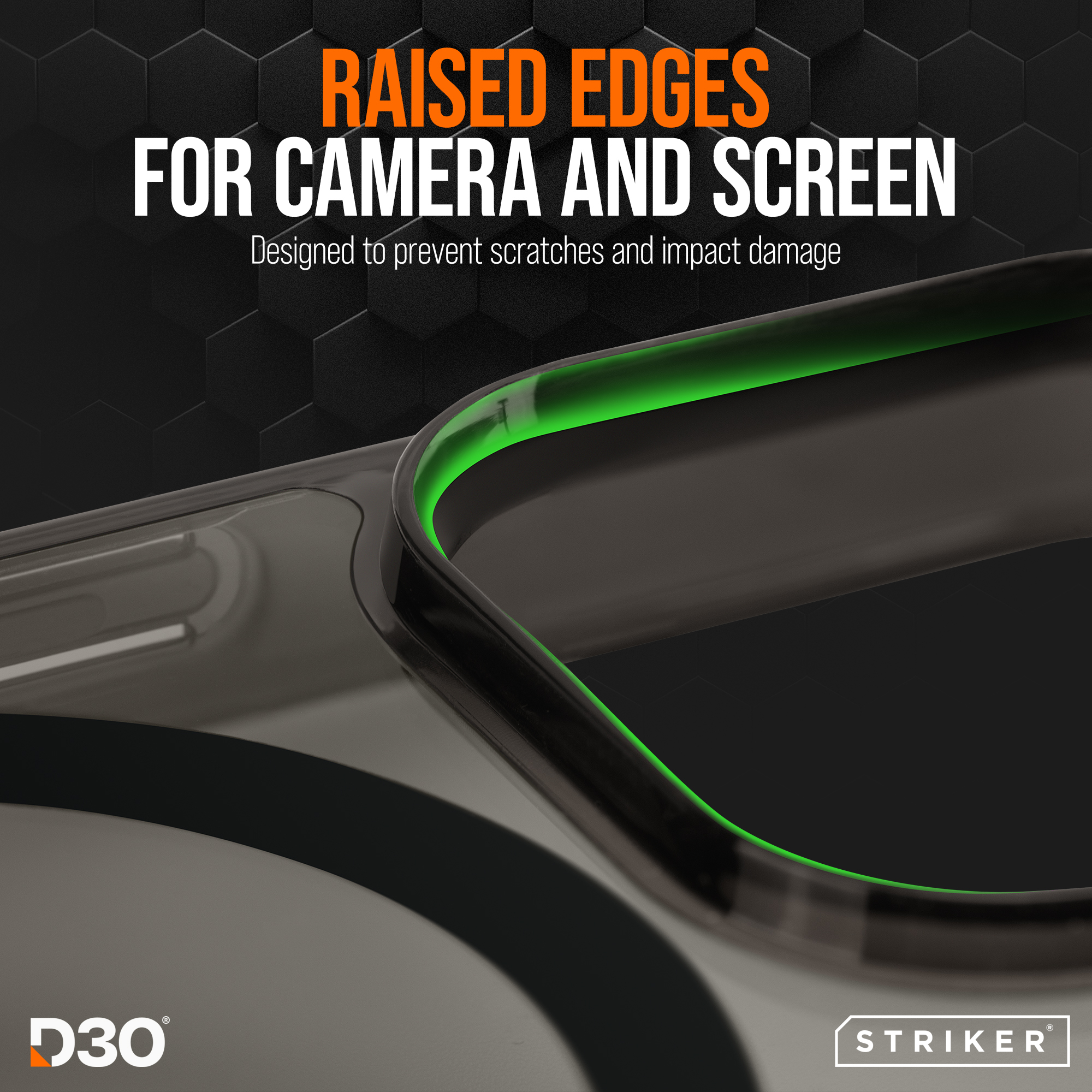 Striker X-Core - D3O Xtreme Impact Mag Case - Black - Apple iPhone 13/14/15 - Afbeelding 5