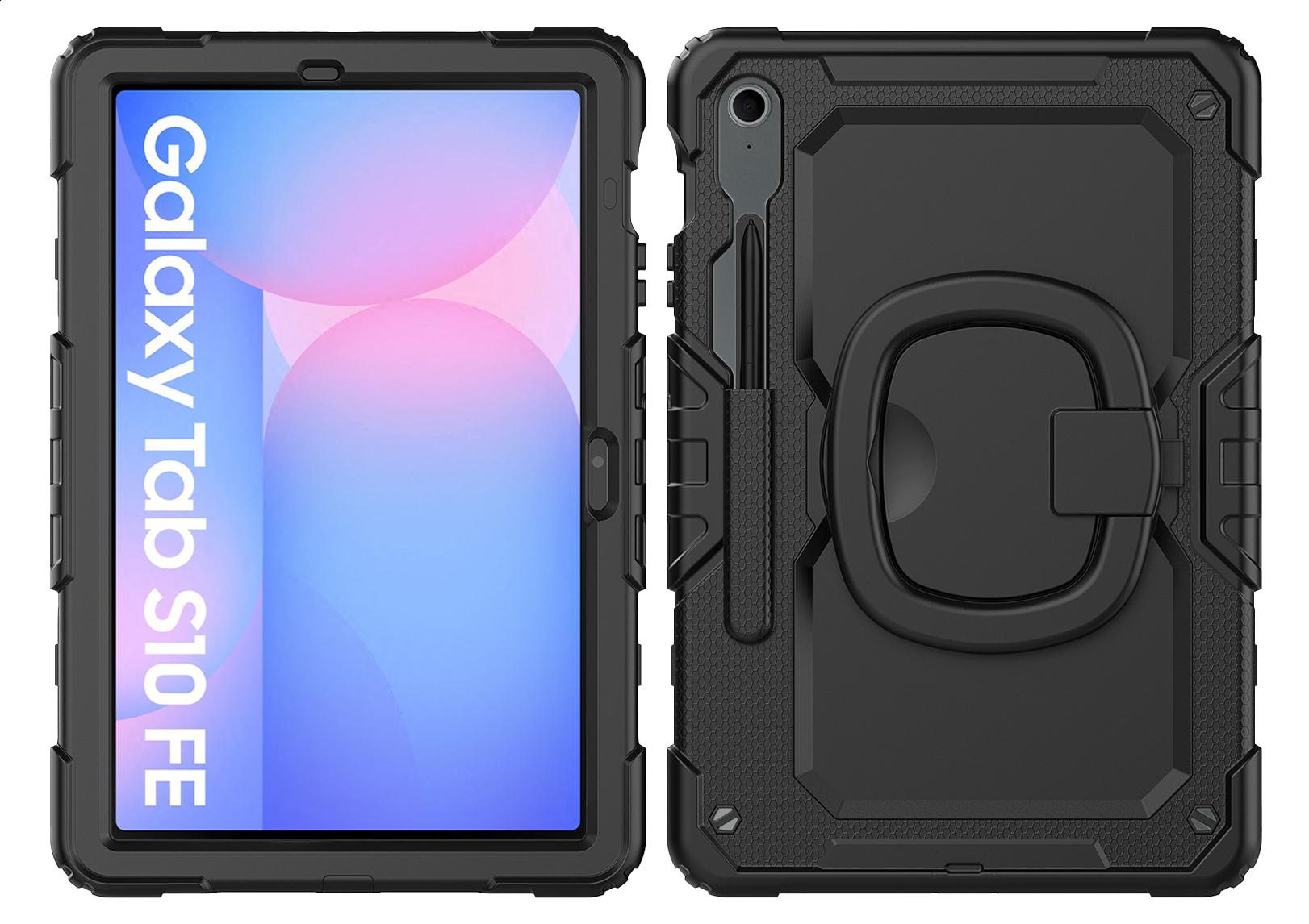 Mobilize Rotating Defender Case Stand Function for Samsung Galaxy Tab S10 FE 11/S10 Lite Black