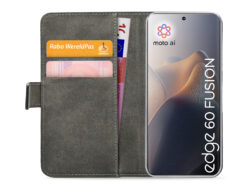 Mobilize Classic Gelly Wallet Book Case Motorola Edge 60 Fusion Black - Afbeelding 3
