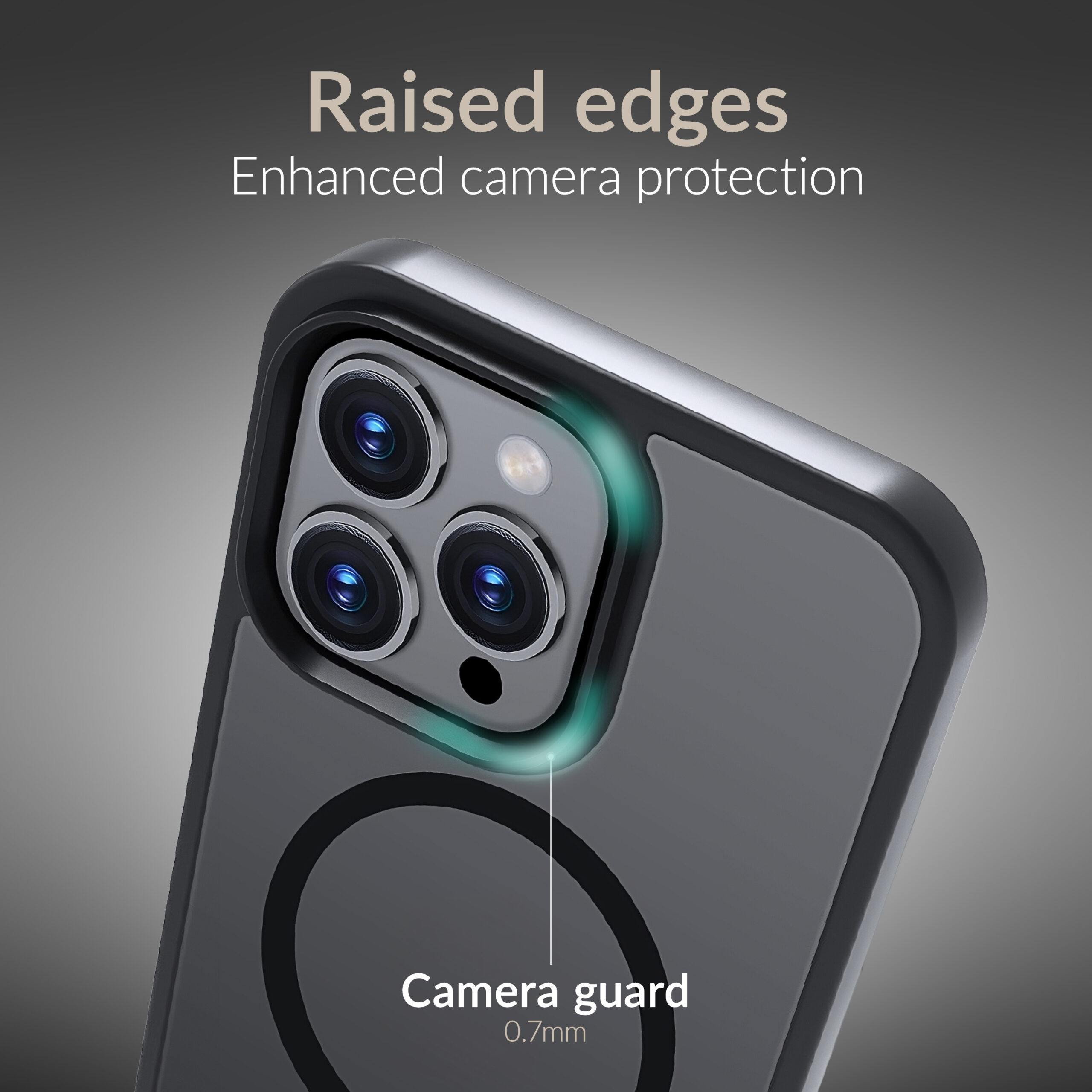 Mobilize MagSafe Compatible Hybrid Pro Case Apple iPhone 17 Pro Black - Afbeelding 5