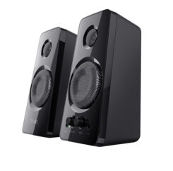 Trust Tytan 2.0 Speaker Set - luidsprekerset – 2.0 speakers – bedrade pc‑audio – stijlvol geluid – zwart