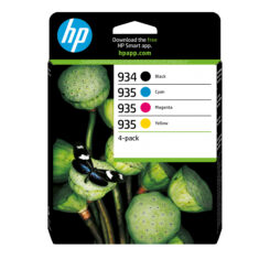 HP 934 originele zwarte/935 cyaan/magenta/gele inktcartridges, 4-pack - Afbeelding 2
