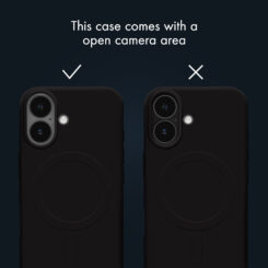 My Style Protective Flex Magsafe Compatible Case for Samsung Galaxy A17 4G/5G Black - Afbeelding 3
