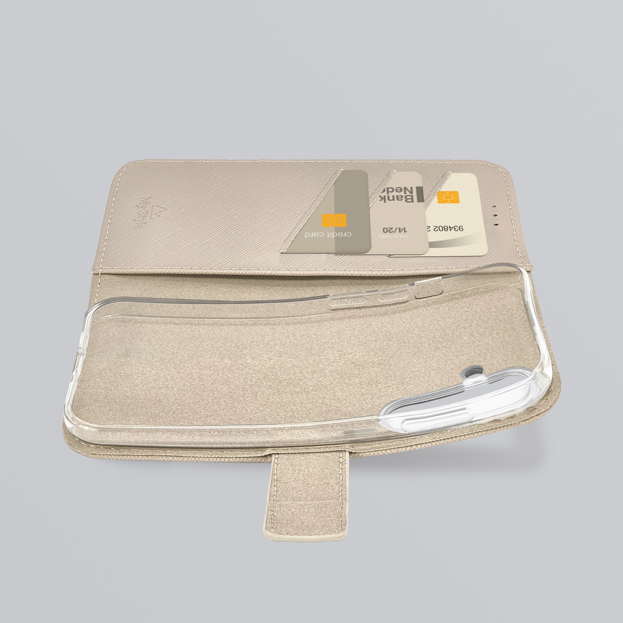 My Style Flex Wallet for Samsung Galaxy A27 5G Warm Taupe - Afbeelding 2