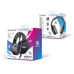 Oniverse Nebula Headset Bedraad Hoofdband Gamen USB Type-A Zwart - Afbeelding 12