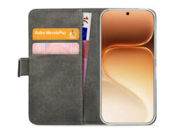 Mobilize Classic Gelly Wallet Book Case Honor 600 Black - Afbeelding 2
