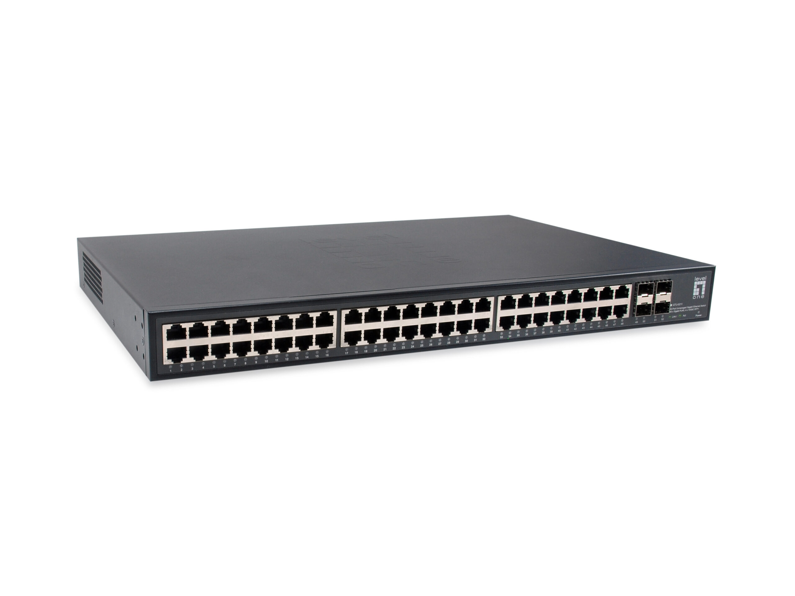 LevelOne GTU-5211 netwerk-switch Unmanaged Gigabit Ethernet (10/100/1000) Zwart - Afbeelding 2