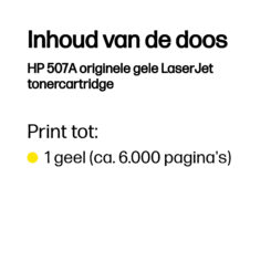 HP 507A originele gele LaserJet tonercartridge - Afbeelding 4